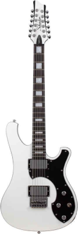 SCHECTER E-Gitarre, Stargazer-12, Gloss White