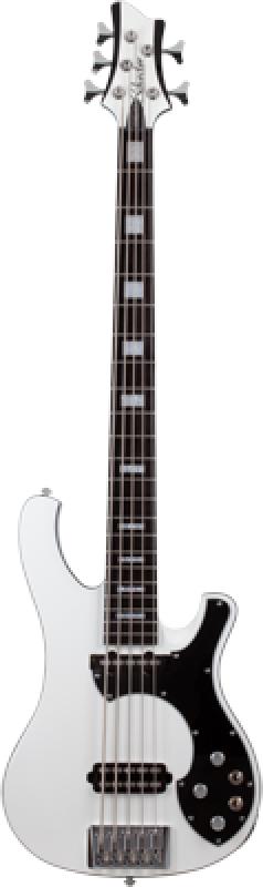SCHECTER Bassgitarre, Stargazer-5, Gloss White