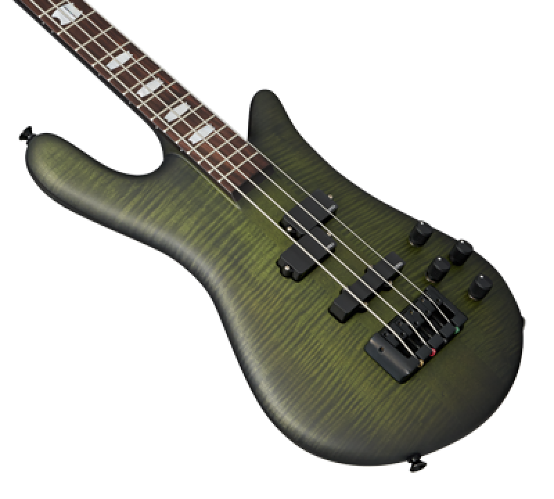 SPECTOR Bassgitarre, Euro LX, 4-Saiter, aktiv, Haunted Moss Matte