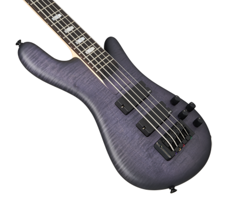SPECTOR Bassgitarre, Euro LX BOLT-ON, 5-Saiter, aktiv, Nightshade Matt