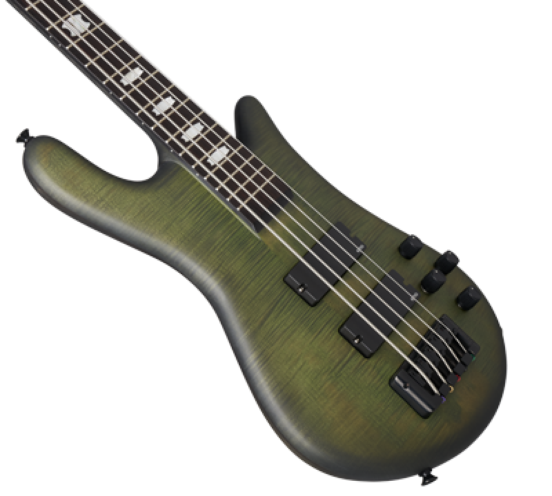 SPECTOR Bassgitarre, Euro LX, 5-Saiter, aktiv, Haunted Moss Matte