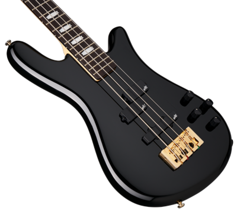 SPECTOR Bassgitarre, Icon NS-2, Bolt-On, Black Gloss