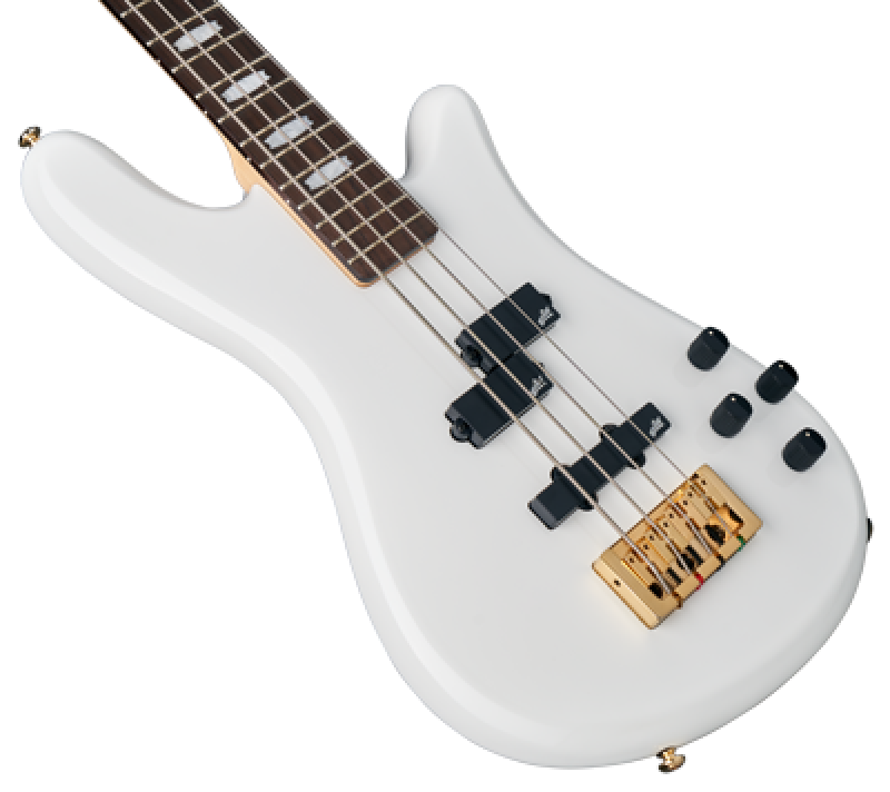 SPECTOR Bassgitarre, Icon NS-2, Bolt-On, White Gloss