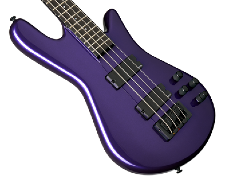 SPECTOR Bassgitarre, NS Ethos HP 4, 4-Saiter, aktiv, Plum Crazy Gloss