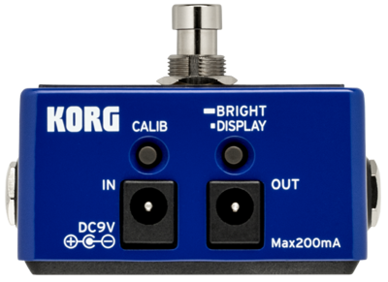 KORG Stimmgerät, Pedal, Pitchblack X, blau