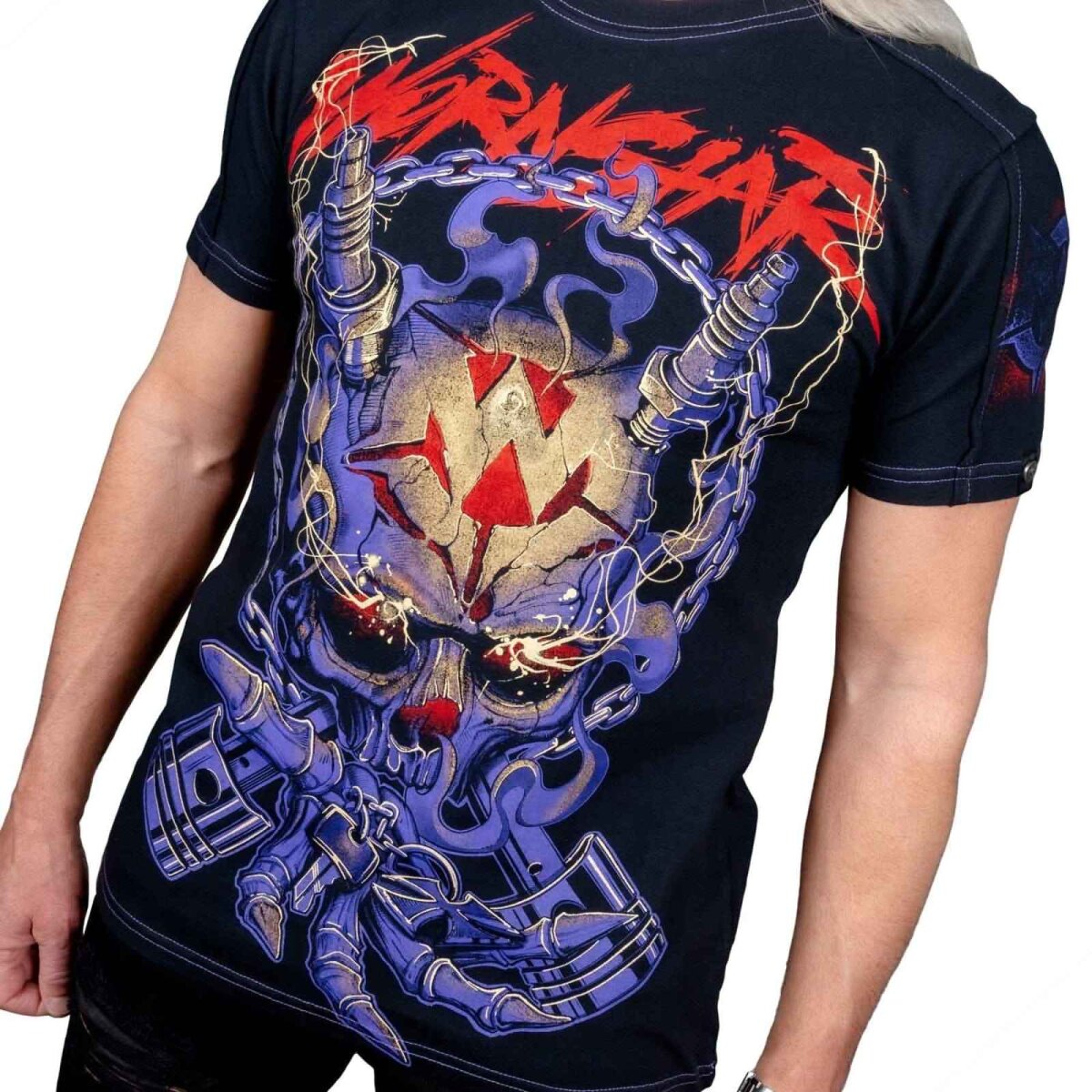 WORNSTAR Herren Artist Asylum Collection Ignition Tee T-Shirt schwarz