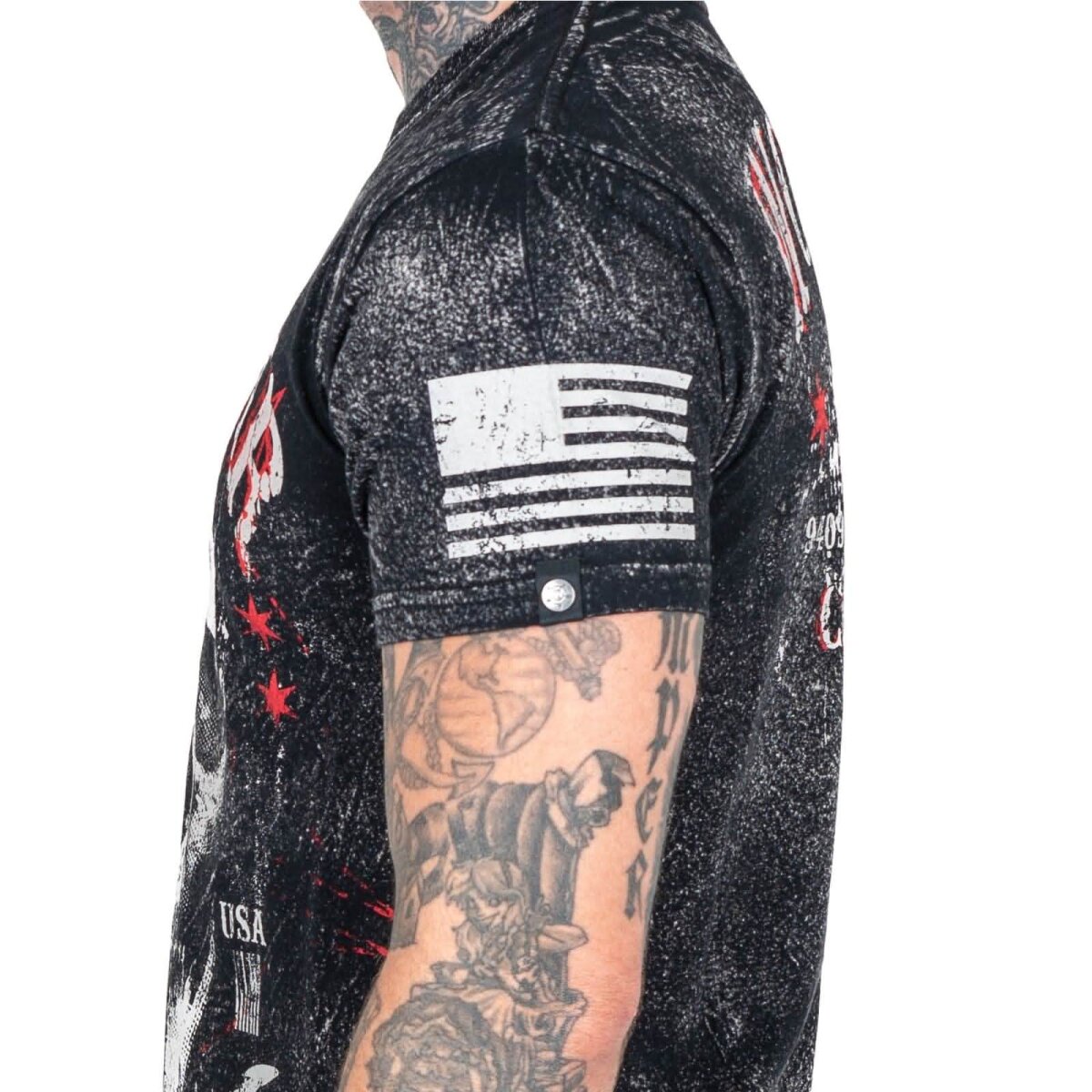 WORNSTAR Herren Artist Asylum Collection Death Mechanic Tee T-Shirt grau