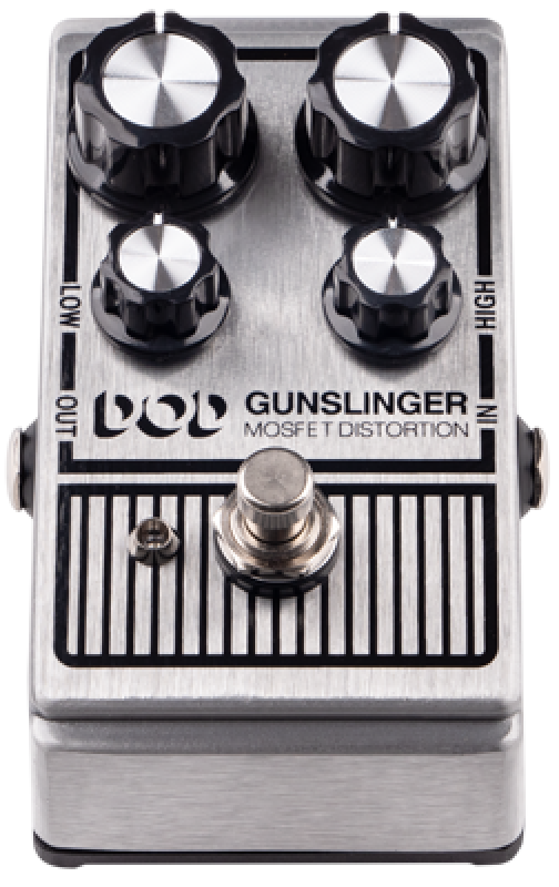 DIGITECH Effektpedal, DOD Gunslinger, MOSFET Distortion Pedal