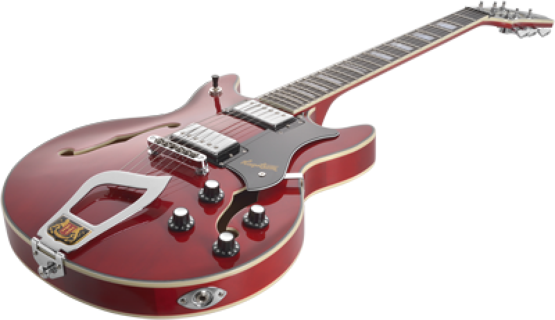 HAGSTROM E-Gitarre, Alvar, Wild Cherry Transparent