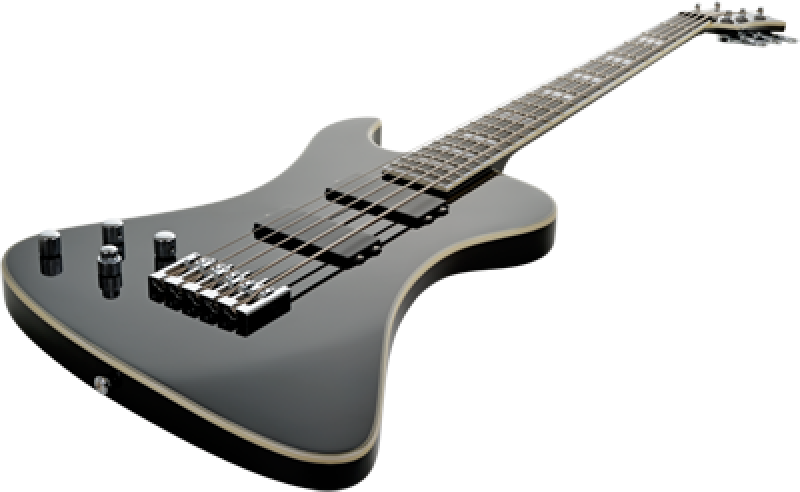 HAGSTROM E-Bass, Nekromant 5, Black Gloss, Linkshänder