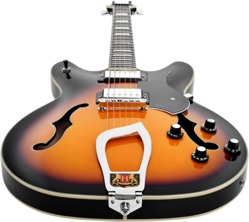 HAGSTROM E-Gitarre, Viking, Tobacco Burst