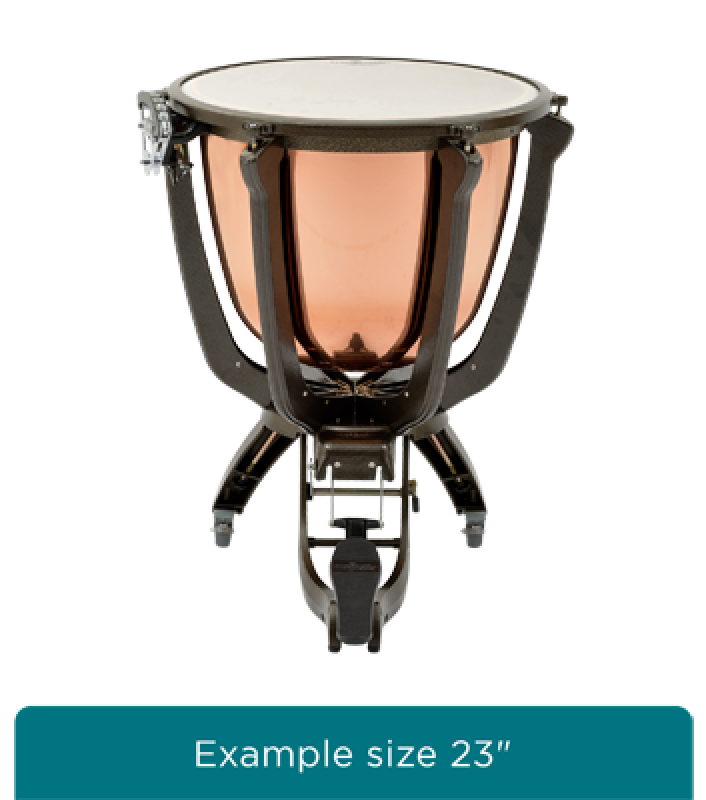 MAJESTIC Pauke, Prophonic Series, 20", Kupfer, poliert, tiefgezogen, i
