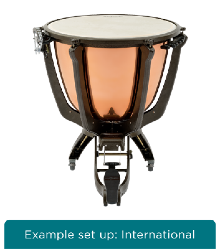 MAJESTIC Pauke, Prophonic Series, 26", Kupfer, poliert, tiefgezogen, d