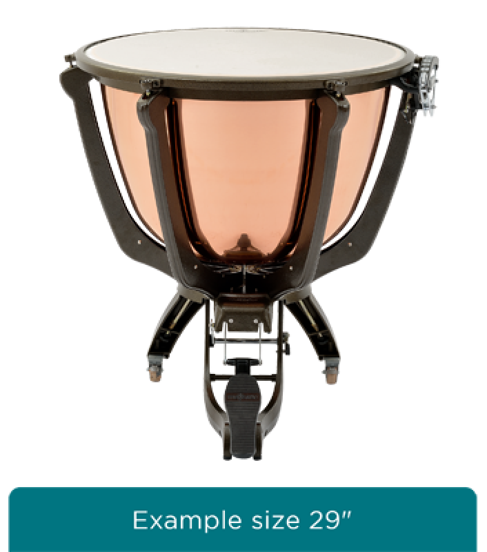 MAJESTIC Pauke, Prophonic Series, 32", Kupfer, poliert, tiefgezogen, i