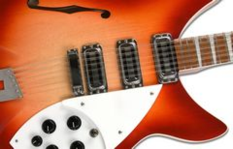 RICKENBACKER E-Gitarre, 1993+, Fireglo, 12-Saiter, Koffer