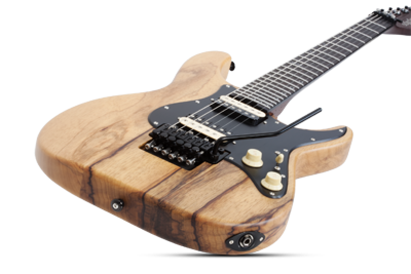 SCHECTER E-Gitarre, Sun Valley Super Shredder Exotic FR, Black Limba