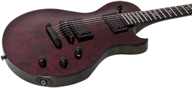 SCHECTER E-Gitarre, Apocalypse Solo-II, Red Reign