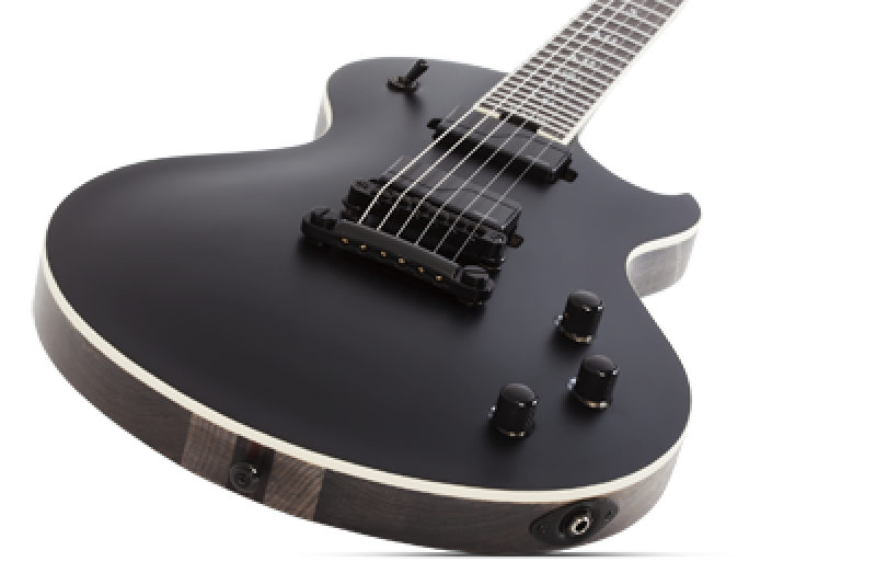 SCHECTER E-Gitarre, SLS Elite Solo-II Evil Twin, Satin Black