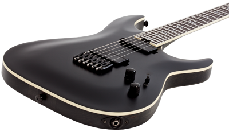 SCHECTER E-Gitarre, SLS Elite C-1 Evil Twin, Satin Black