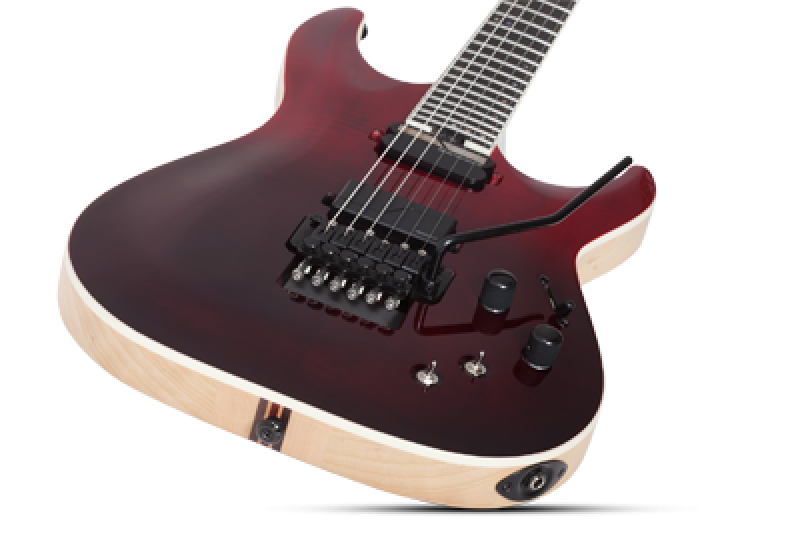 SCHECTER E-Gitarre, SLS Elite C-1 FR S, Blood Burst