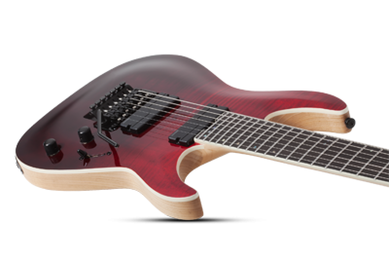 SCHECTER E-Gitarre, SLS Elite C-7 FR, Blood Burst