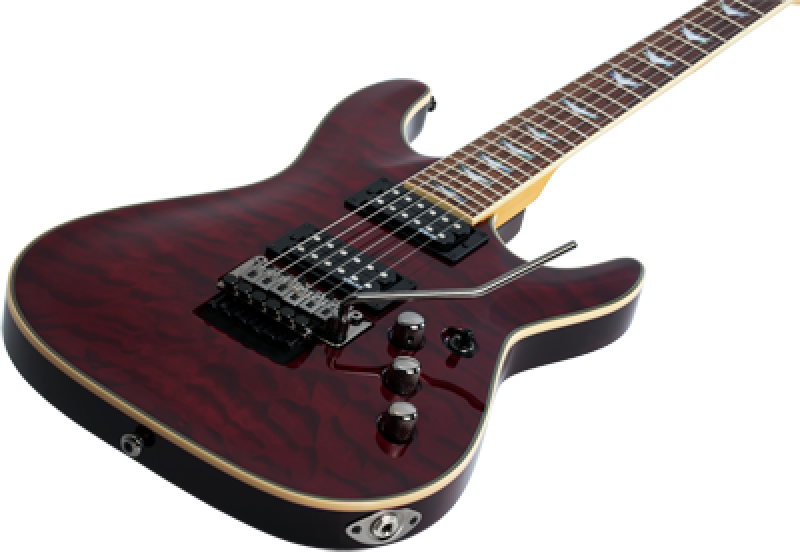 SCHECTER E-Gitarre, Omen Extreme 6 FR, Black Cherry
