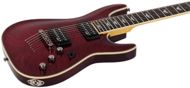 SCHECTER E-Gitarre, Omen Extreme 7, Black Cherry