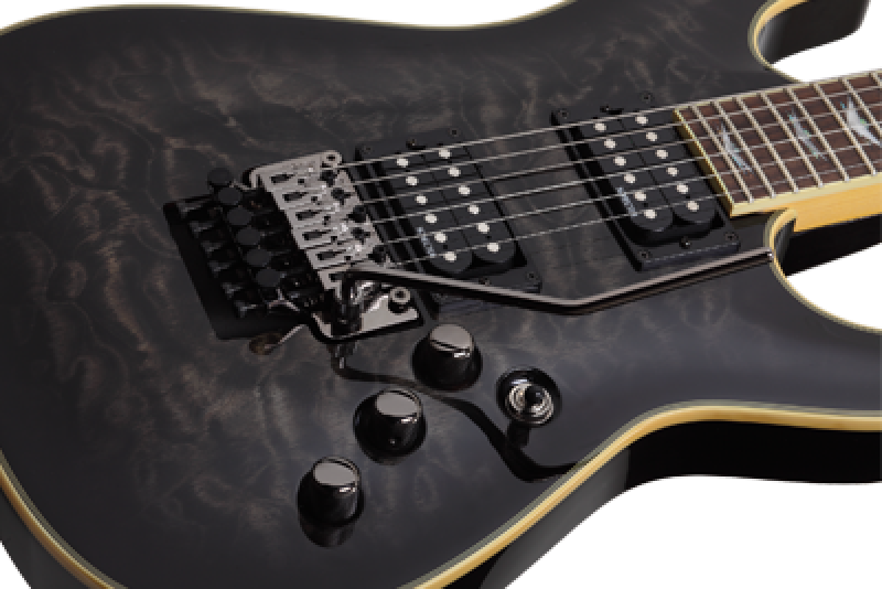 SCHECTER E-Gitarre, Omen Extreme 6 FR, See-Thru Black