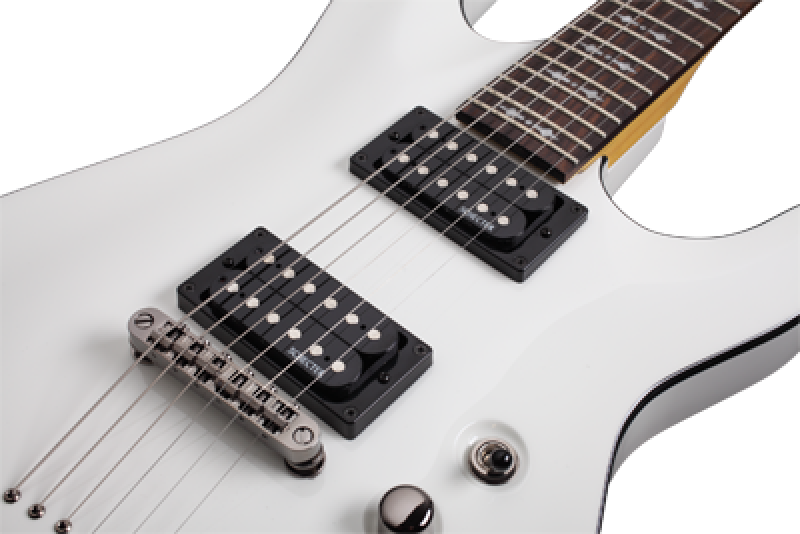 SCHECTER E-Gitarre, Omen 6, Vintage White