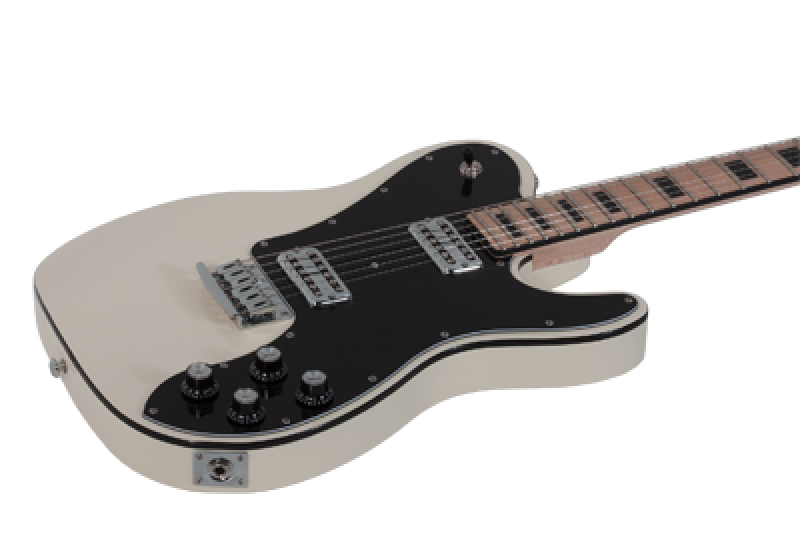 SCHECTER E-Gitarre, Vintage PT Fastback, Olympic White