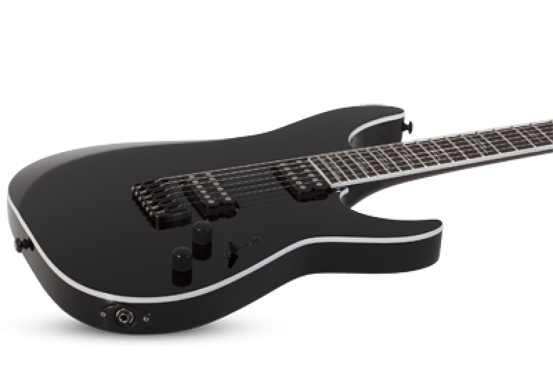SCHECTER E-Gitarre, Reaper 6 Custom, Gloss Black