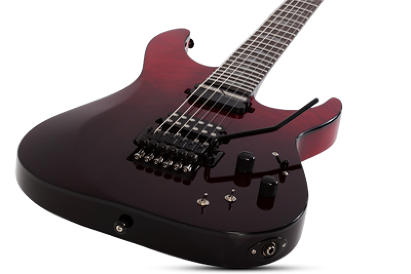 SCHECTER E-Gitarre, Reaper 6 FR S Elite, Blood Burst