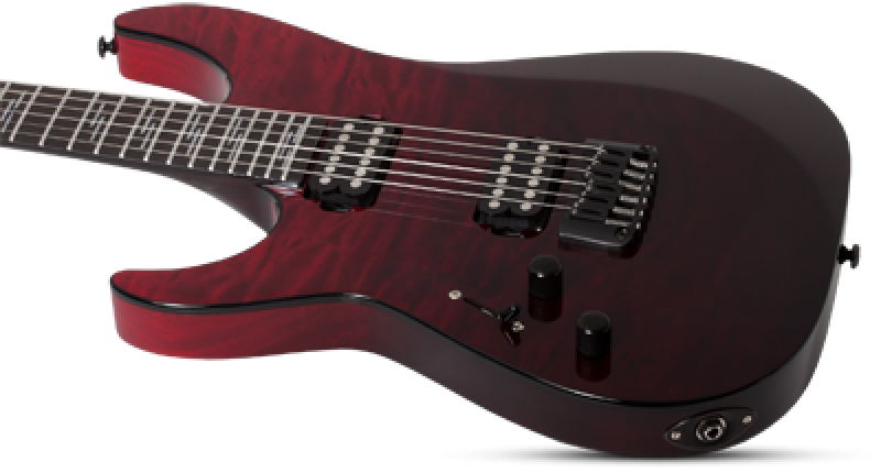 SCHECTER E-Gitarre, Reaper 6 Elite, Blood Burst, Linkshänder