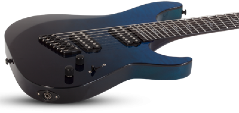 SCHECTER E-Gitarre, Reaper 7 Elite MultiScale, Deep Ocean Blue