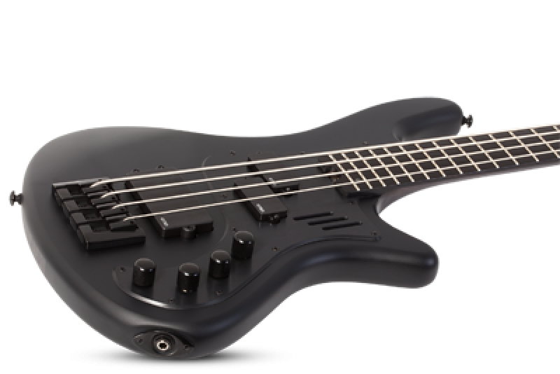 SCHECTER Bassgitarre, Stiletto-4 Stealth Pro EX, Satin Black