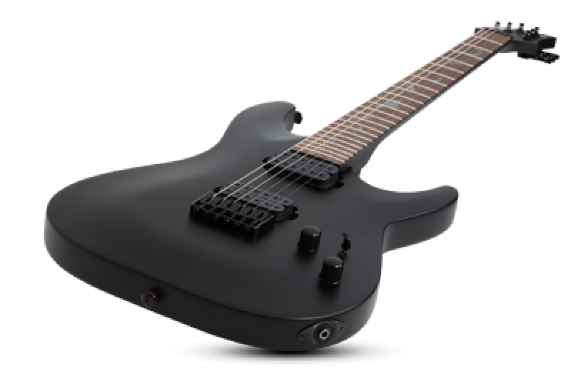 SCHECTER E-Gitarre, Damien 6, Satin Black