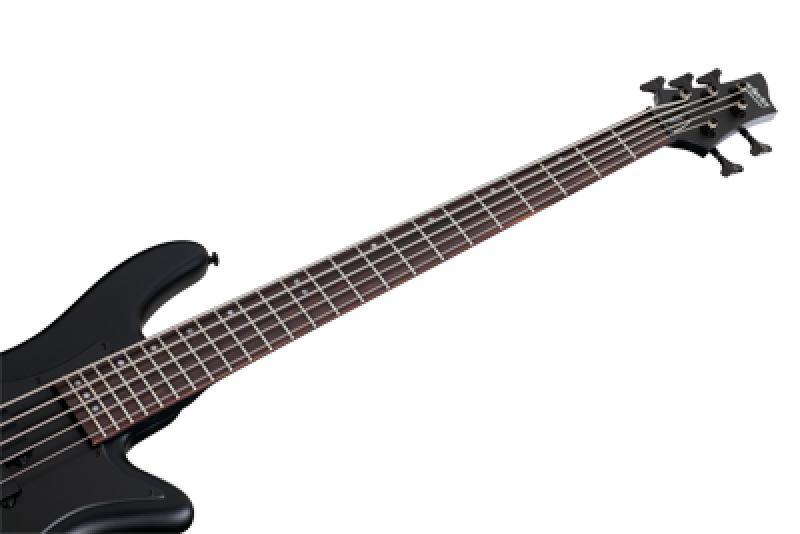 SCHECTER Bassgitarre, Stiletto Stealth-5, Satin Black