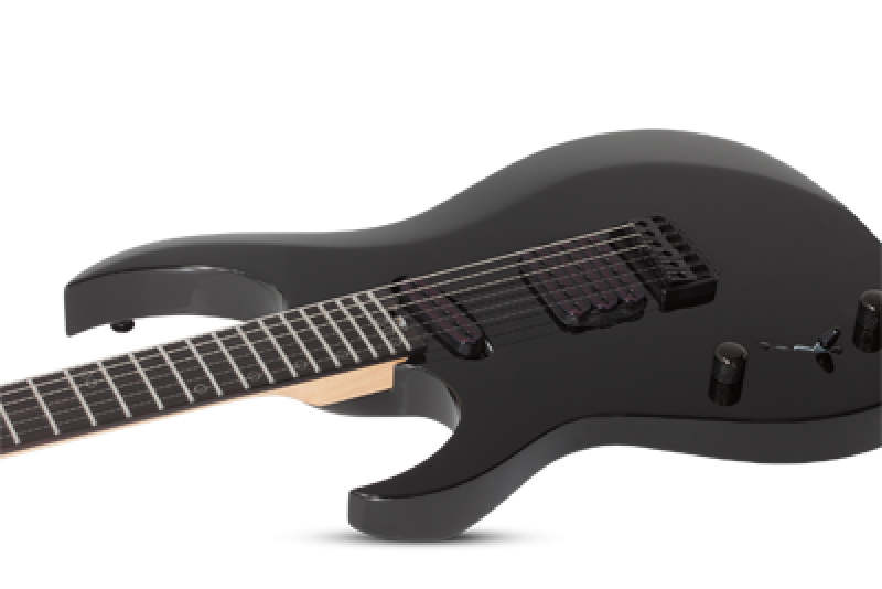 SCHECTER E-Gitarre, Sunset-6 Triad, Gloss Black, Linkshänder