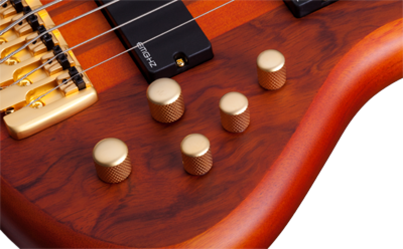 SCHECTER Bassgitarre, Stiletto Studio-6, Honey Satin