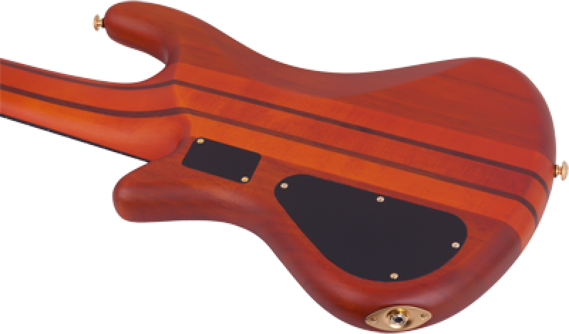 SCHECTER Bassgitarre, Stiletto Studio-6 FL, Honey Satin