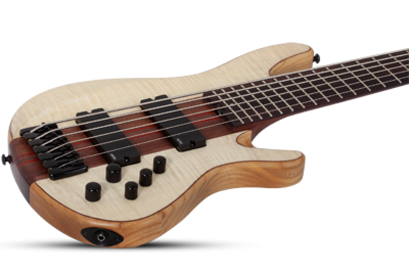 SCHECTER Bassgitarre, Charles Berthoud CB-6, Natural Satin