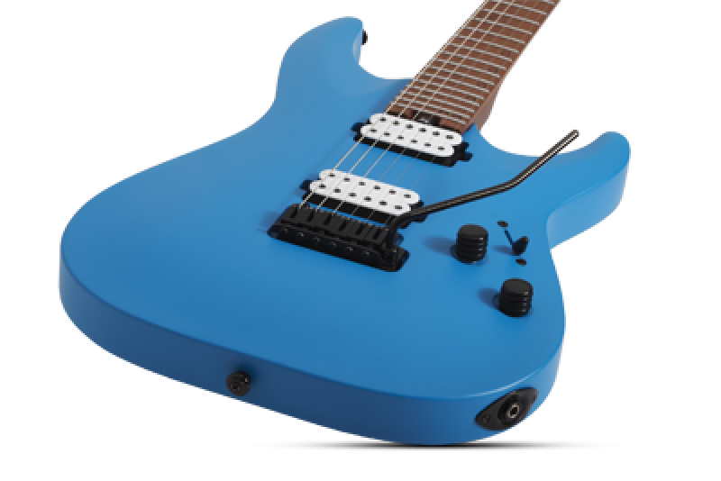 SCHECTER E-Gitarre, Signature Aaron Marshall AM-6 Tremolo, Royal Sapph