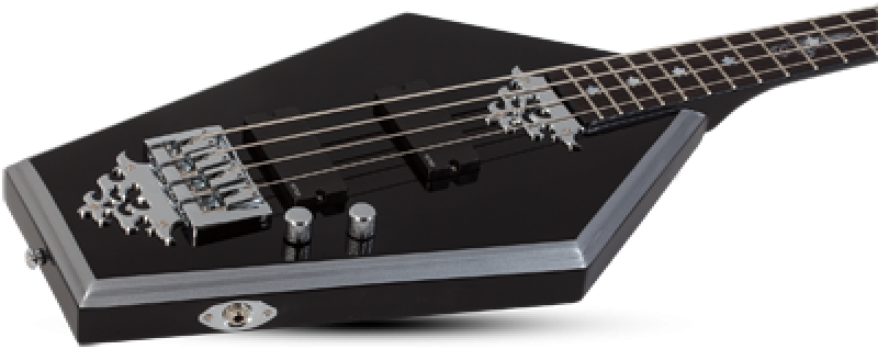 SCHECTER Bassgitarre, Sean Yseult Casket, Gloss Black