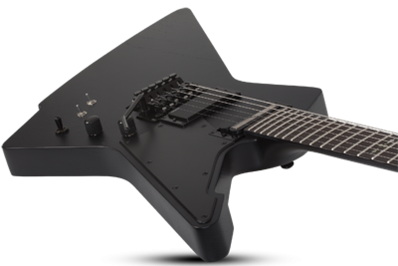 SCHECTER E-Gitarre, Signature Jake Pitts E-1 FR S, Satin Black Open Po