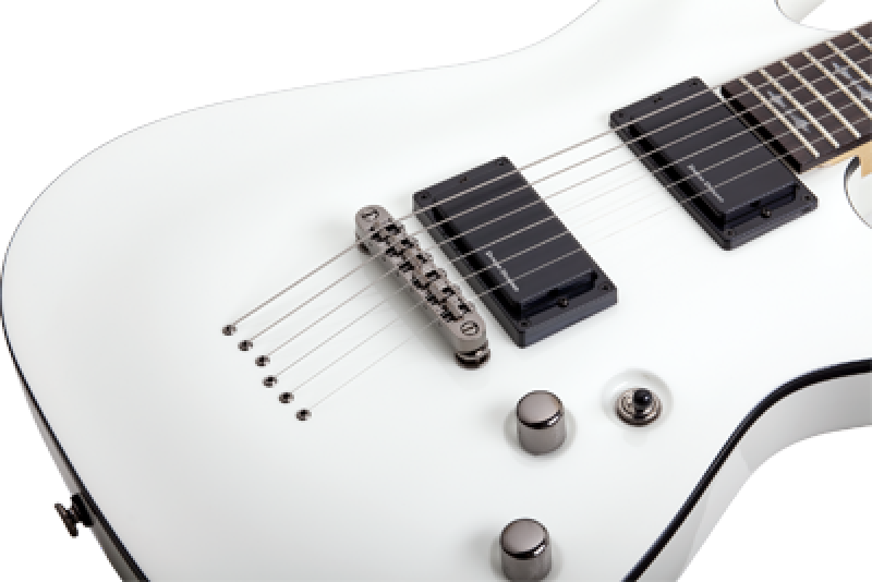 SCHECTER E-Gitarre, Demon 6, Vintage White