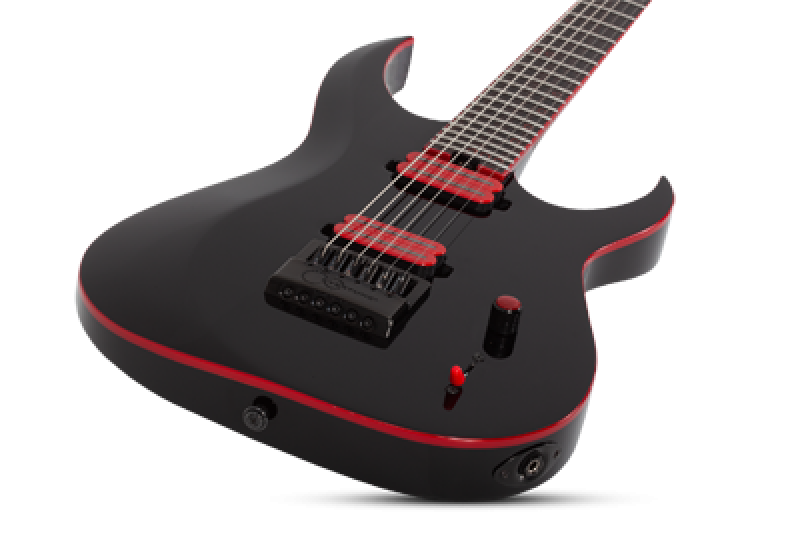 SCHECTER E-Gitarre, Sunset-6 Evertune, Red Dawn