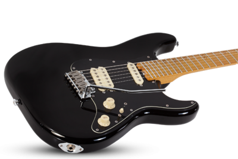 SCHECTER E-Gitarre, MV-6, Gloss Black