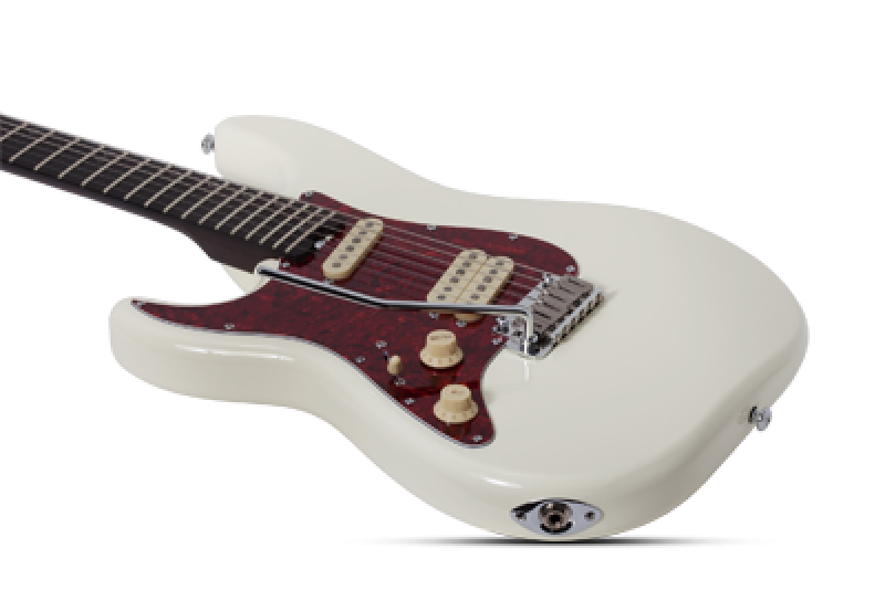 SCHECTER E-Gitarre, MV-6, Olympic White, LH
