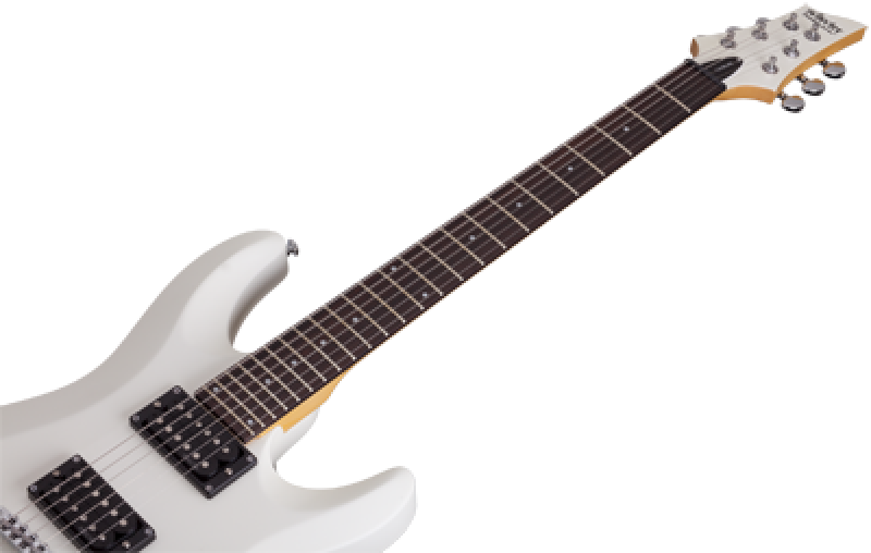 SCHECTER E-Gitarre, C-6 Deluxe, Satin White