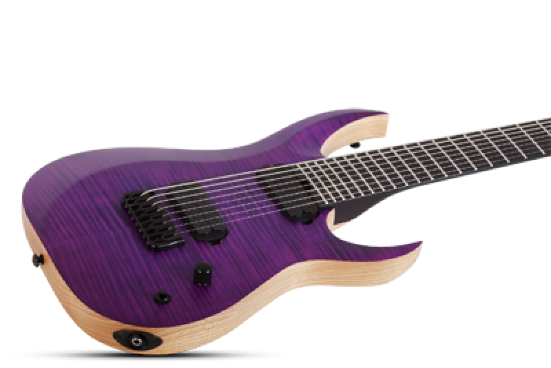 SCHECTER E-Gitarre, Signature, John Browne TAO-8, Satin Trans Purple